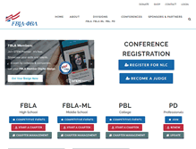 Tablet Screenshot of fbla-pbl.org